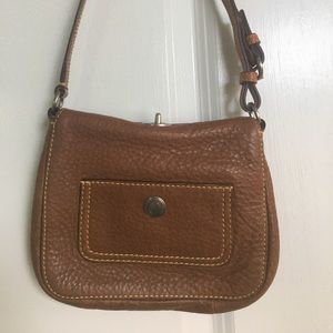 Coach brown leather handbag